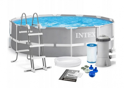 Каркасный бассейн Intex 305 x 99см с лестницей и фильтр-насосом 2000 л/ч, арт. 26706