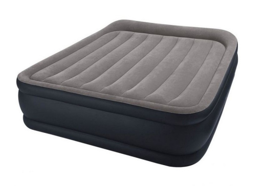 Надувная кровать Intex 152x203x42 Deluxe Pillow Rest Reised Bed, встроенный насос 220V, арт. 64136